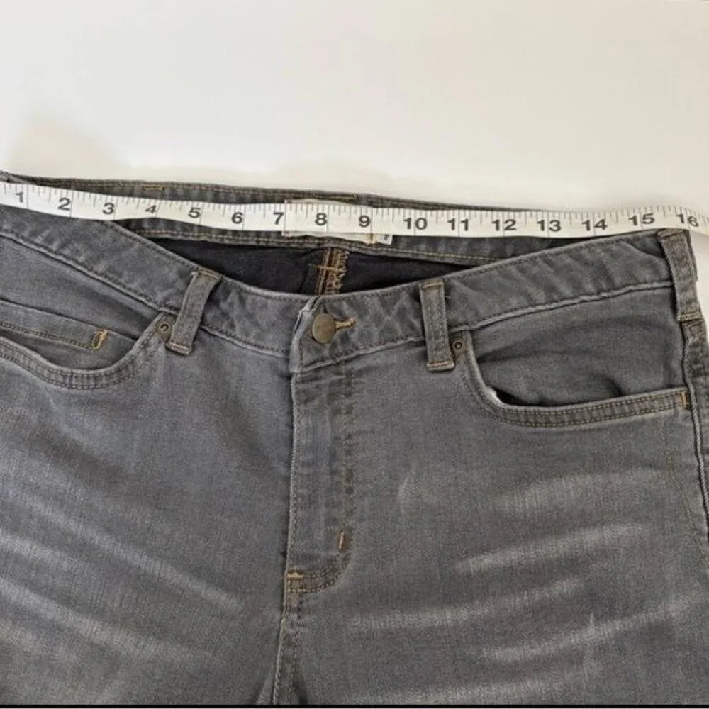 Carhartt Layton Jeans Women’s 12 Slim Fit Gray Streetwear Festival Minimalist - Picture 12 of 12